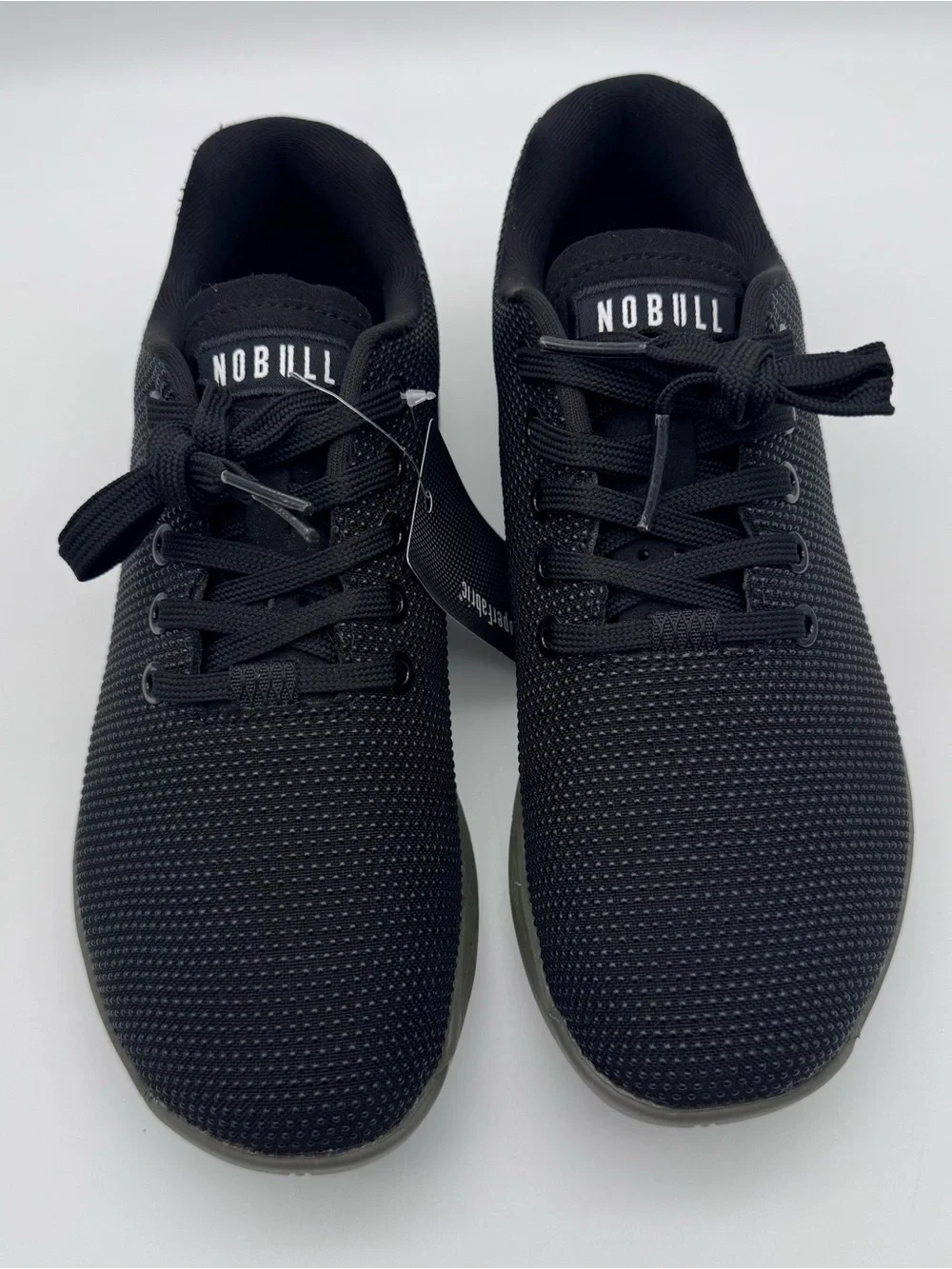 NOBULL SuperFabric Outwork Trainer Black Women Size 8 Gym Shoes NWOB